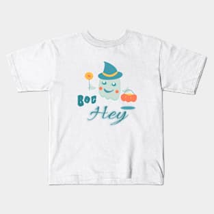 Spook Your Friends with Our Boo Ghost T-Shirt! Kids T-Shirt